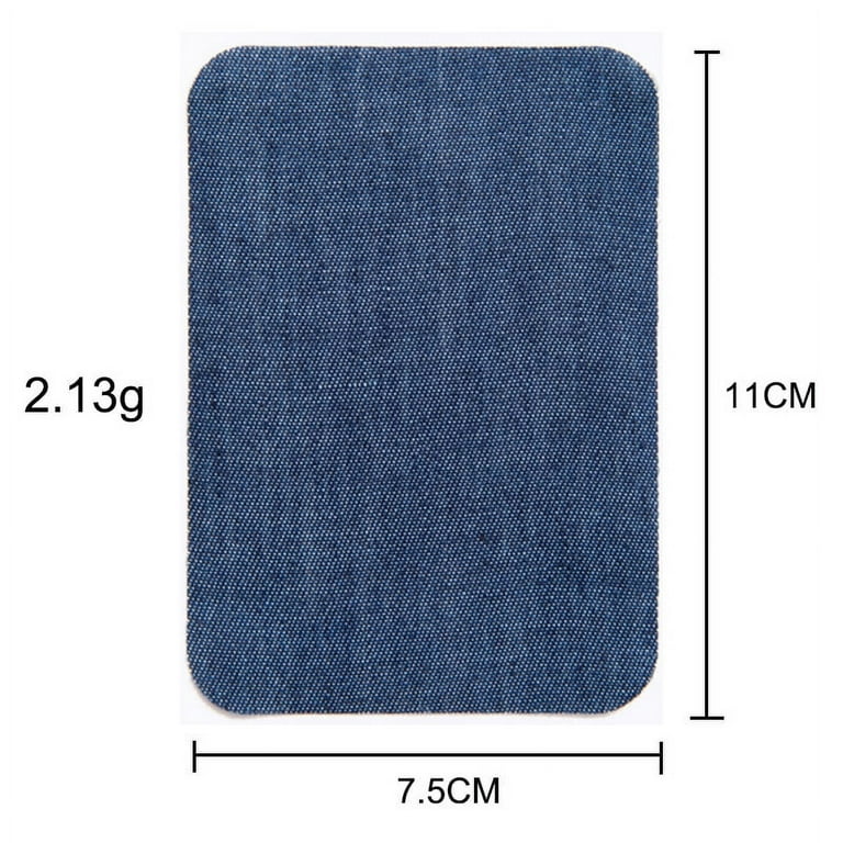 Jeans Denim Patches, 10X6Inch Denim Patches for Jeans, Strongest Glue Denim  Iron-on Jean Patches for Inside Jeans and Clothing Repair, 5 Colors（Dark