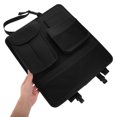 thumbnail image 2 of FONDOTIN Water-Resistant PU Backseat Car Organizer with Multiple Storage Compartments and Tissue Box Holder, 2 of 6