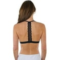 thumbnail image 5 of ToBeInStyle Women's Eyelet Lace T-Back Plunge Bralette, 5 of 7