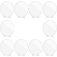 thumbnail image 1 of 10 Uds. Cartel de nombre de mesa cartel acrílico en blanco boda recepción banquete acrílico tarjetas de lugar, 1 of 6