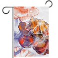 thumbnail image 1 of Abstract Floral Roses Hand-Drawing Garden Flag Double Sided, 12×18 Inch Small Waterproof House Garden Flag for Spring Summer Outdoor Indoor Decoration, 1 of 6