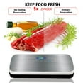 thumbnail image 3 of NutriChef PKVS18SL - Automatic Food Vacuum Sealer - Electric Air Sealing Preserver System (Silver), 3 of 9