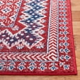 thumbnail image 2 of SAFAVIEH Brentwood Dory Geometric Runner Rug, Red/Ivory, 2' x 8', 2 of 8