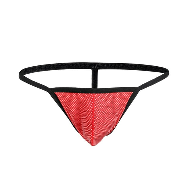 RPVAT Mens Thongs and G String Jockstrap Hollow Sexy Solid Micro Low ...