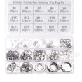 thumbnail image 5 of E-Clip Circlip - 225Pcs 15-Size External Retaining Snap Ring 304 Stainless Steel Assortment Set Silver, 5 of 5