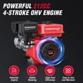 thumbnail image 2 of PowerSmart 3800PSI Gas Pressure Washer, 212cc Engine 2.5GPM 5 Quick-Adjustable Nozzles for Gardens, 2 of 10