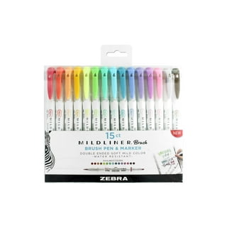 Zebra Pen Mildliner & Mildliner Brush Desert Assorted 10pk