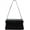 A01-solid Black, variant on Small Shoulder Bag Crossbody Purse for Women Crocodile Handbag Trendy Satchel Bag with 2 Removable Straps