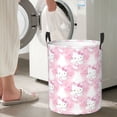 thumbnail image 6 of Hello Kitty Laundry Hamper, Dirty Clothes Hamper Storage Basket for Bathroom Bedrooms, Circular Hamper with Handles, Gifts for Boys Girls Men Women, 6 of 8