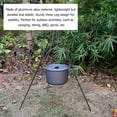 thumbnail image 5 of MLINS  Portable Camp Fire Collapsible Bonfire Camping Tripod, 5 of 8