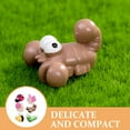 thumbnail image 2 of IDEANATEGRATE 1Set Mini Resin Animal Tiny Figurines Realistic Garden Figure for Tabletop Decor Small Mixed Style, 2 of 8