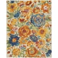 thumbnail image 4 of Nourison Allur Floral Ivory Multicolor 7'10" x 9'10" Area Rug, (8x10), 4 of 9