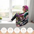 thumbnail image 6 of My Hero Academia Wearable Blanket Cloak Arctic Velvet Hooded Blanket Soft Fuzzy Hoodie Blanket Cape for Adults Kids 50"x60", 6 of 8