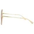 thumbnail image 4 of Chloe CH0048S-30011230001 Women's Gold and Orange Frame Sunglasses, 4 of 5