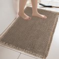 thumbnail image 5 of Alfombrilla de baño absorbente | Alfombra de inodoro antideslizante de felpa engrosada | Terciopelo de algodón suave | Alfombra de color sólido para la puerta del dormitorio de la entrada de la casa, 5 of 5