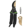 thumbnail image 2 of Professional Pruning Shears Garden Professional Ti Tree Trimming Bypass Hand Pruner 8.6in Green, 2 of 8