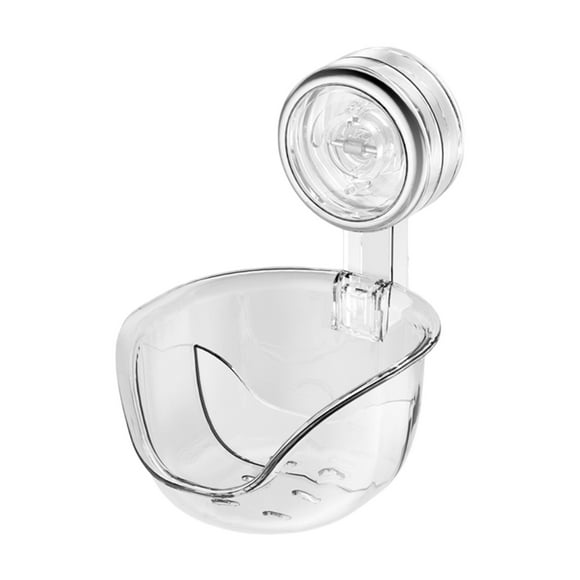 Suction Cup Soap Holder For Shower Walls And Bathroom No Drilling Required Versatile Storage For Soap And Makeup Sponges And Easy To Clean Transparent Drying Rack for Kitchen Dish Rag Holder Clothes