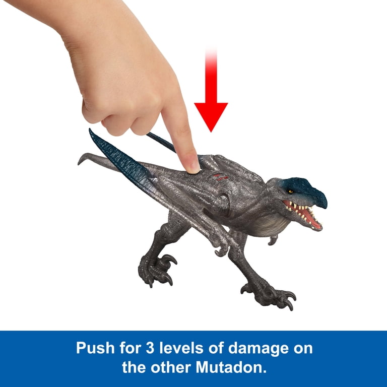 Jurassic World Rebirth Mutadon Destruction Pack, 2 Dinosaur Toys, Damage &  Wing Flap Features - Walmart.com