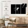thumbnail image 5 of Elephant Stock Golf Hit Position Wall Art - Horizontal Multi Panel Canvas - Living Room Wall Decor - Sports Multi Panel - Black And White Decor - 74" x 48", 5 of 8