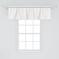 thumbnail image 2 of Ambesonne Venus Window Valance, Female Head Doodle, 54" X 18", Dust and White, 2 of 3