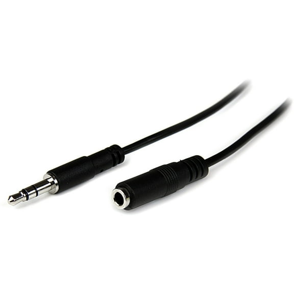 StarTech 2m Slim 3.5mm Stereo Extension Audio Cable - M/F