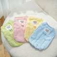 thumbnail image 6 of 2pcs Small Dog Sweaters with Leash D-Ring Fleece Warm Puppy Sweater Fall Winter Pet Coat Dog Clothes for Small Medium Dogs,Cats (Pink-Green, L(9-13lb)), 6 of 6