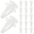 thumbnail image 1 of unbranded 50Ud Clips De Para Bumper Carro White Para Protección De Puertas Y Estilo, 1 of 8