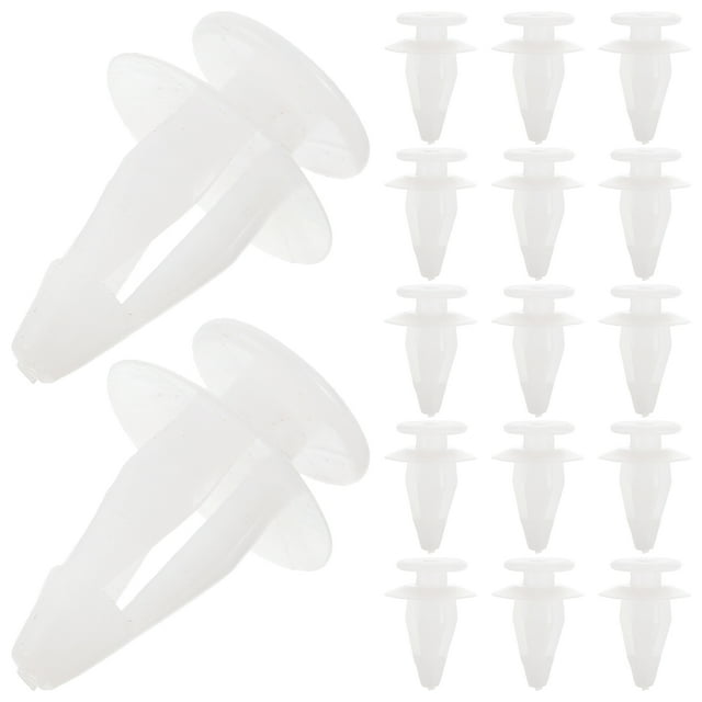 unbranded 50Ud Clips De Para Bumper Carro White Para Protección De Puertas Y Estilo
