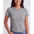 thumbnail image 3 of Real Essentials 3 Pack: Women's Cropped Cap Sleeve T Shirts Cotton Crew Neck Short Sleeve Tees Casual Going Out Summer Tops, 3 of 7