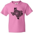 thumbnail image 3 of Inktastic Texas Silhouette Mandala Youth T-Shirt, 3 of 5