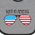 thumbnail image 4 of Inktastic Born in America Boys or Girls Baby Bib, 4 of 4