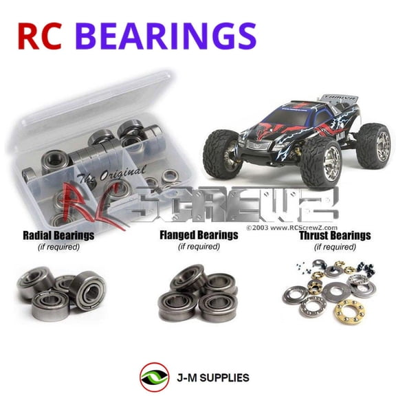 RCScrewZ Metal Shielded Bearing Kit tam152b for Tamiya Vajra 4wd #58497 RC Car | SET