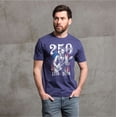 thumbnail image 4 of Men's 250 Years Abraham Lincoln Guitar T-Shirt (1776-2026) (4X-Large Grey), 4 of 6