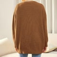 thumbnail image 5 of BSDJILFG Cardigans for Women Plus Size Chunky Sweater New Fall Dressy Button Up Cable Knit Loose Fit Cardigan,Sizes S-3XL, 5 of 8
