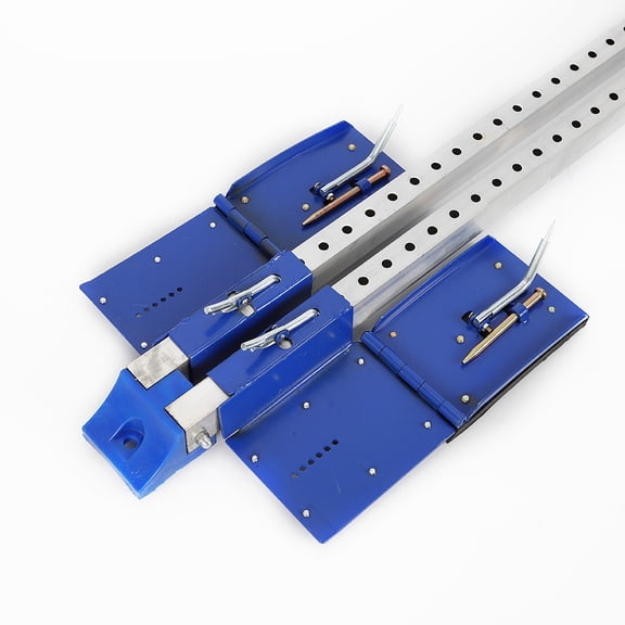 Starting Blocks Runway Track And Field Sports Natural Etallic And Blue Training