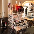 thumbnail image 4 of Organizador de maquillaje Cq acrílico transparente, apilable, 6 cajones, x3, 4 of 7