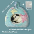 thumbnail image 6 of Multi‑Color Multi‑Size Semi‑Closed Cotton Small‑Pet House, Yurt‑Style Hanging Hideaway For Dwarf Hamsters Guinea Pigs Cage Interior Use, 6 of 10