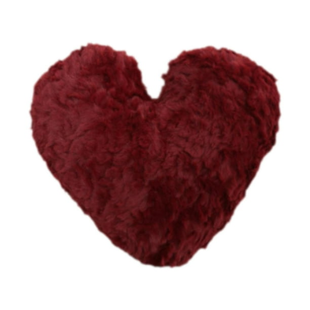 Cojín decorativo con forma de corazón para sofá o coche. Sin bolsillo