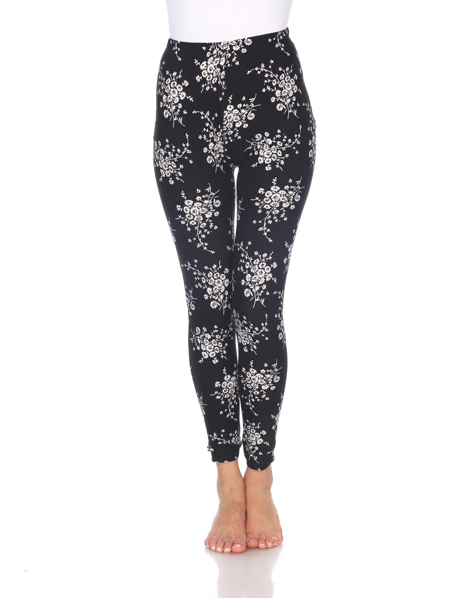 Kitty Cat Holiday Snowflakes Women's Leggings OS One Size 2-12 Super Soft 