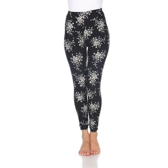White Mark Women's Printed Leggings