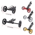 thumbnail image 4 of Soidarity Bicicleta Easywheel Firmeza Empuje Neumáticos Botella Hervidor Multifuncional Plegable Easywheels Aleación de aluminio CNC Ciclismo Accesorios Ciclismo Negro Soidarity OD024315-01, 4 of 6