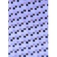 thumbnail image 1 of Tapis Moderne Abstrait Bleu Lavable en Machine, wshabs45blu, 1 of 4