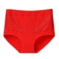 thumbnail image 3 of HOMBOM Brief Lace Women Panties Pack Plus Size Red Breathable Underwear for Women XXL, 3 of 3