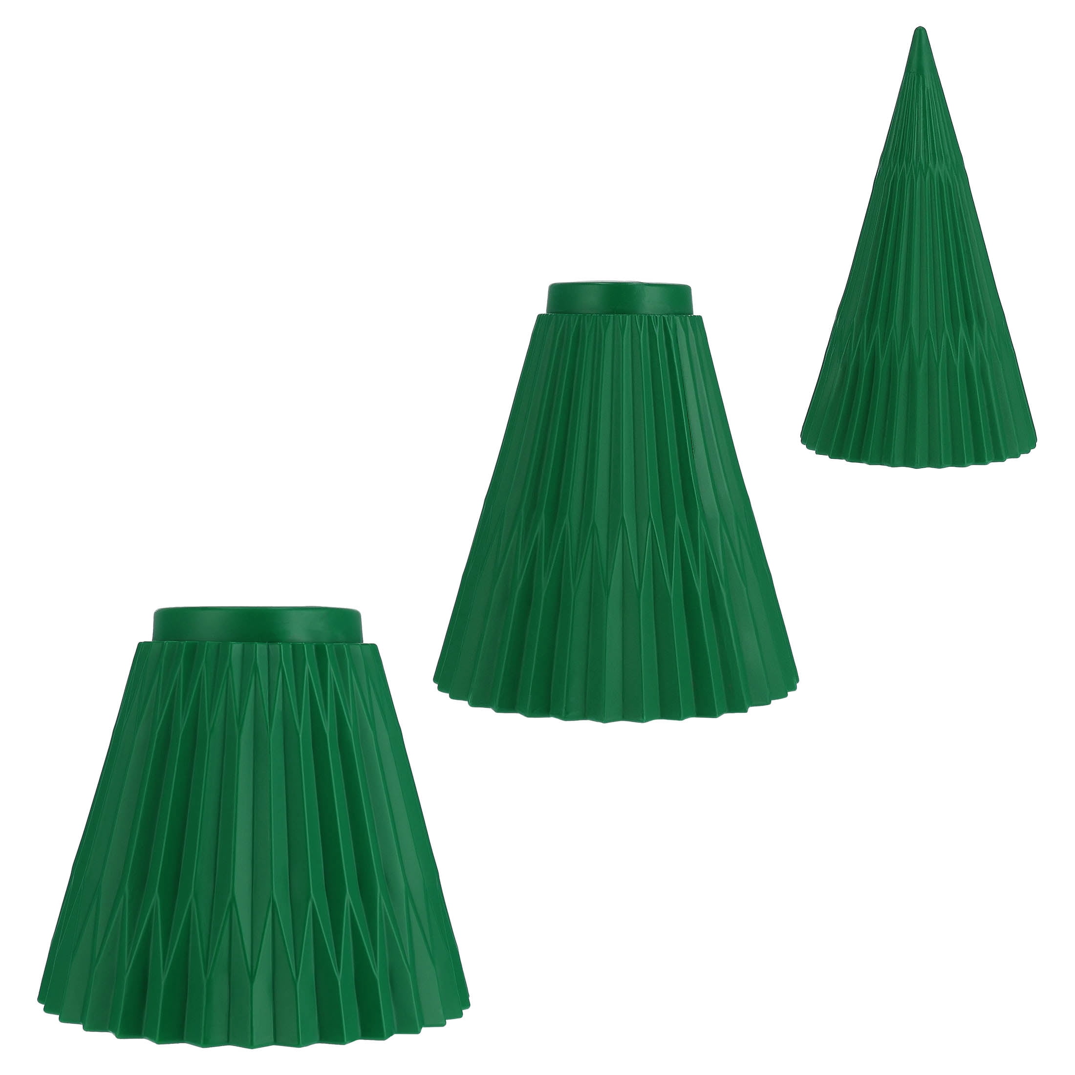 Blow Mold Honeycomb-Style Tree Outdoor Christmas Decoration, Green, 3', by Holiday Time