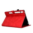 thumbnail image 5 of for Samsung Galaxy Tab S8 2022/Tab S7 2020 11" SM-X700/X706/T870/T875/T878, Premium Luxury PU Leather Cover/Smart Folio with Dual Stand & Auto Sleep/Wake Case Cover with Pen Slot & Card Slots, Red, 5 of 9