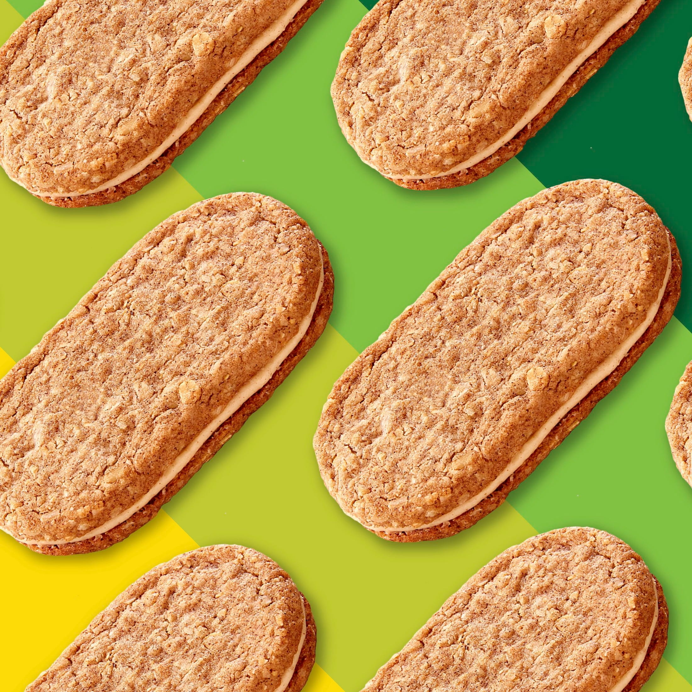 (4 pack) Nature Valley Cinnamon Almond Butter Biscuit Sandwiches Snack Bars (16 Pouches)