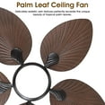 thumbnail image 3 of Ventilador de techo Wiviniya Tropical de 44 pulgadas para interiores y exteriores con luz, 3 of 9