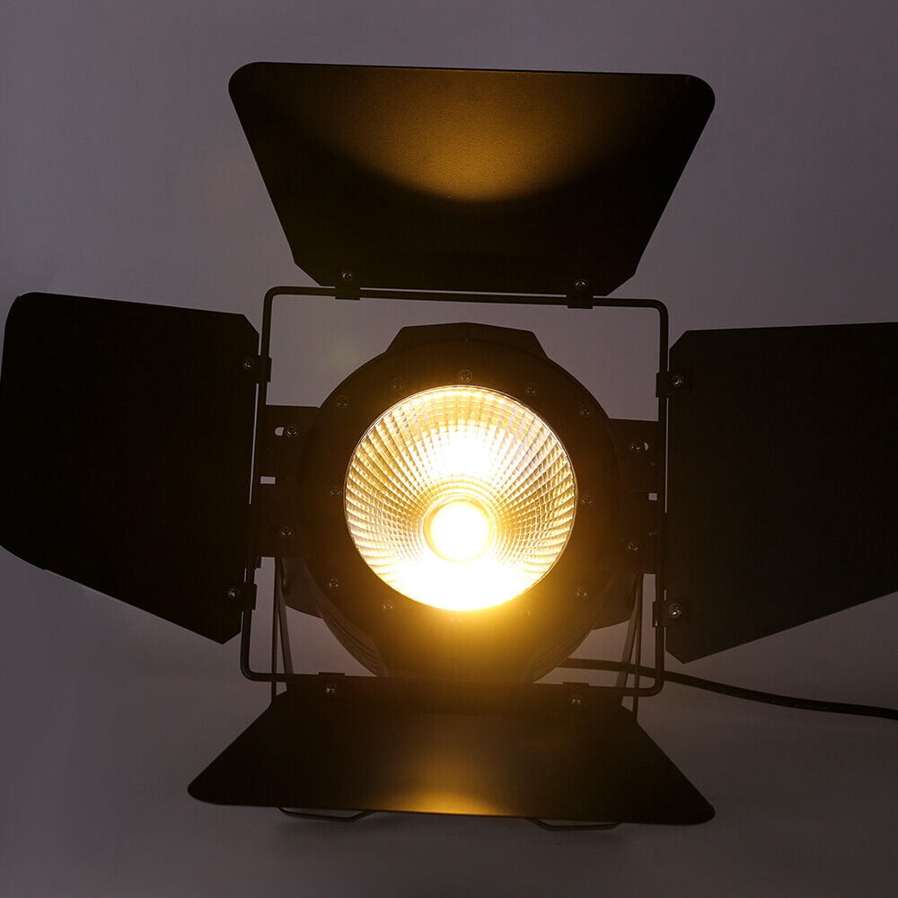 Cob 200W Stage Light,2 in1 LED Stage Par Light Four-Eye DJ Lighting for Club Stage with Panel,6 Dmx Channels,