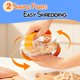thumbnail image 2 of Trituradora de pollo Twist Clear, picadoras de carne sin BPA, 2 of 6