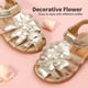 thumbnail image 2 of Sandalias para Niñas DREAM PAIRS Florales Cerradas Doradas Talla 12, 2 of 6